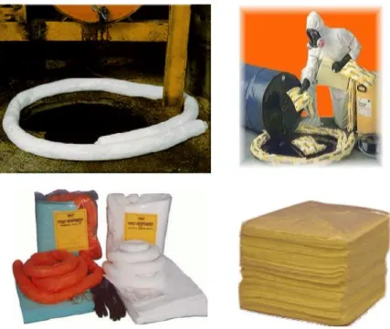 Figura 15.1 – Materiale per il contenimento di versamenti di prodotti chimici 