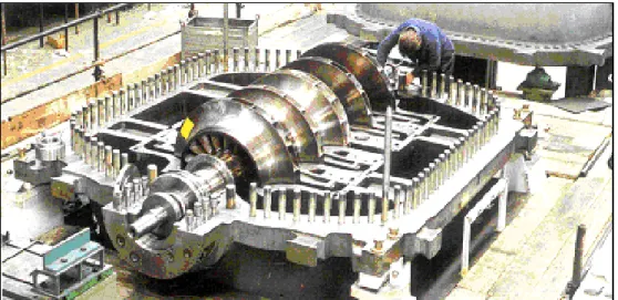 Figura 4.2. Fase di assemblaggio delle parti interne di un compressore centrifugo di tipo “MCL”