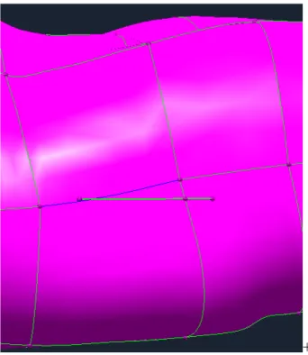 Fig. 5. 5: dimensioni del taglio (rappresentato in verde) 