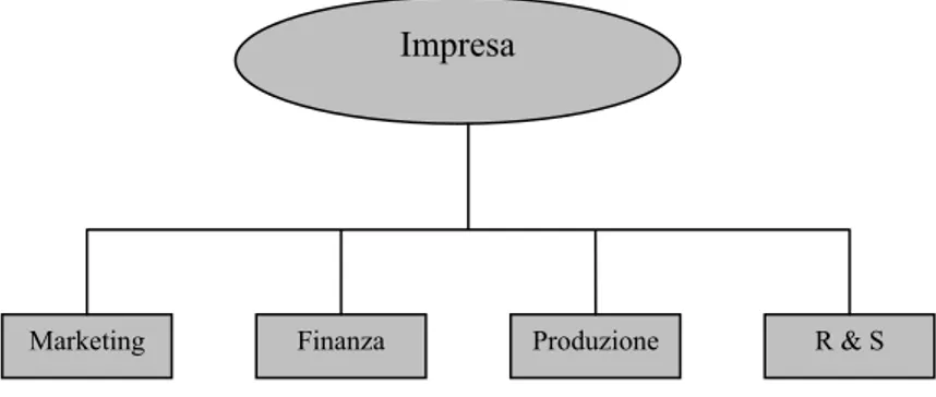 Figura 3 L’impresa funzionale 