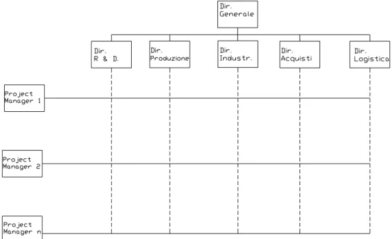 Fig. 1.1 :Struttura organizzativa 
