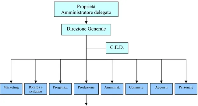 Fig. 2.1 – Le aree di attività di un’azienda