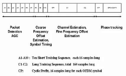 Figure 2.2. DSRC PHY frame format. 