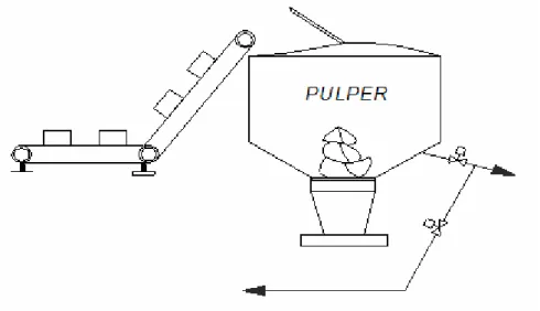Figura 3.14  Schematizzazione del pulper 