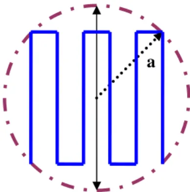 Fig. 1.1.2 – Sfera che racchiude idealmente la struttura elettricamente compatta. 
