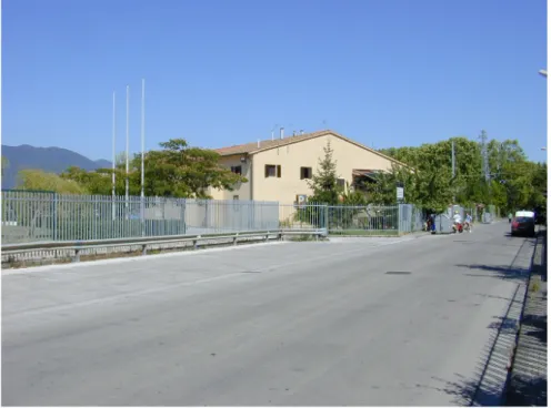 Fig. 5 CUS Pisa, Vista da Via Napoli 