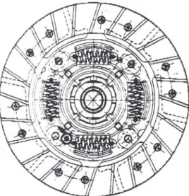 Figura 1-4 – Schema di un parastrappi inserito nel disco frizione 