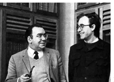 Figure 1. Lionello  Lanciotti and Mario  Sabattini in the library  of the Seminary of  Chinese Literature, 1972