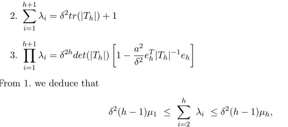 Figure 3.1: Relation between the eigenvalues 