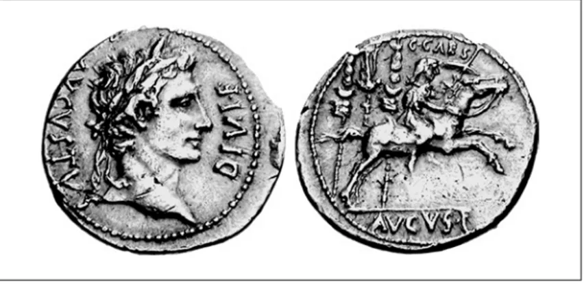 Figura 2   Aureo di Augusto (RIC I 198)