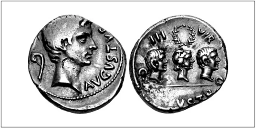 Figura 2   Aureo di Augusto (RIC I 198)