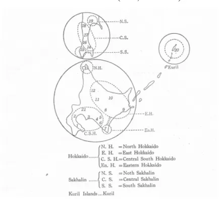 Figure 2 – Asai’s dialects classification (Asai, 1974: 100) 