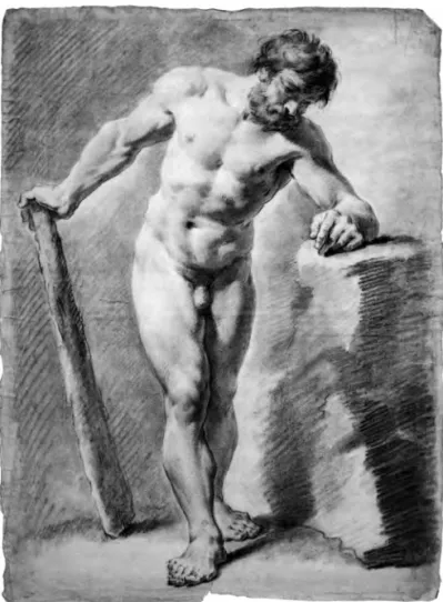 Fig. 2. Lodovico Gallina, I Premio 1774, I Premio per la copia, Scuola di pittura, matita su carta, cm