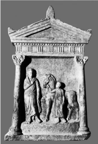 Fig. 9. Istanbul, Museo Archeologico,  stele di Markos OuenoleiosFig. 8. Ancona, Museo Archeologico, 