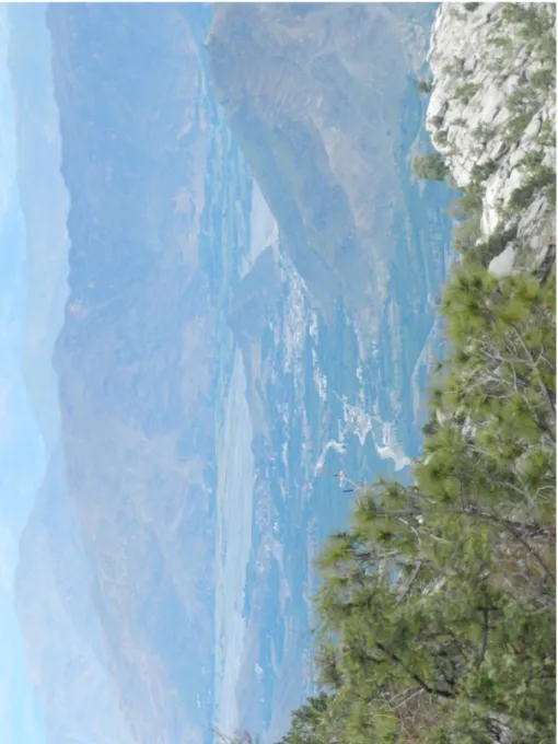 Fig. 3 - The Karakar Valley seen from Mt. Ilam (Photo by LMO). 