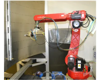 Figure 2.5 Robot with Drilling tool.