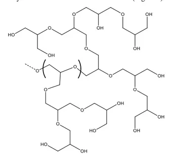 Figure 6. Structure of hyperbranched polyglycidols. 
