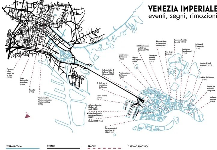 Fig. 4: Mappa murale Venezia imperiale.