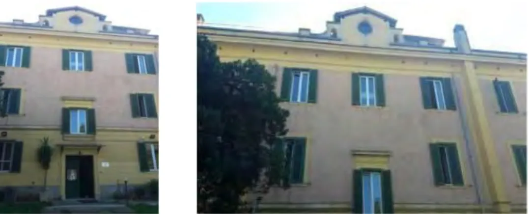 Foto 1-2:  Esterno di “Casa Scalabrini” (Foto scattata il 22 settembre 2017”) 