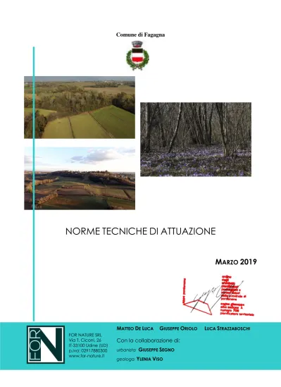 NORME SULLE ZONE - NORME TECNICHE DI ATTUAZIONE