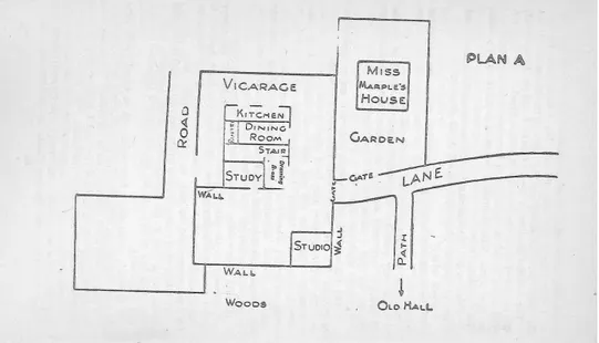 Figure 5 Plan A – The floor plan of the vicarage  