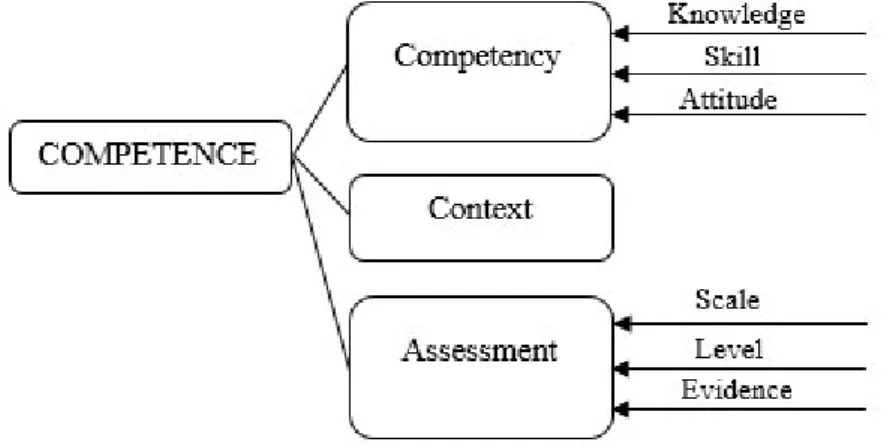 Figura 3.3  – Struttura schematica del Competence Model 