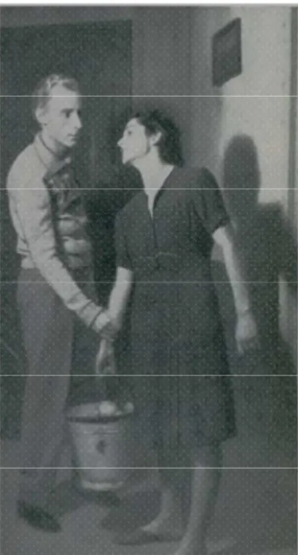 Foto 1. Goliarda Sapienza e Silverio Blasi in Gioventù malata al Manzoni (Foto Emmer)