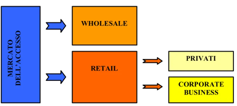 Figura 1 Segmentazione del mercato 