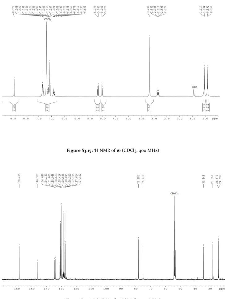 Figure S3.16:  13 C NMR of 16 (CD2Cl2, 100 MHz) 