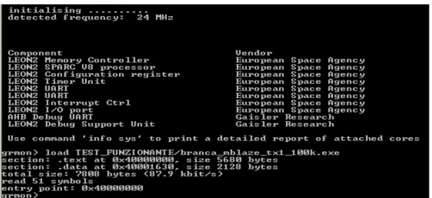 Figure 6-13: Load applications in GRMON  