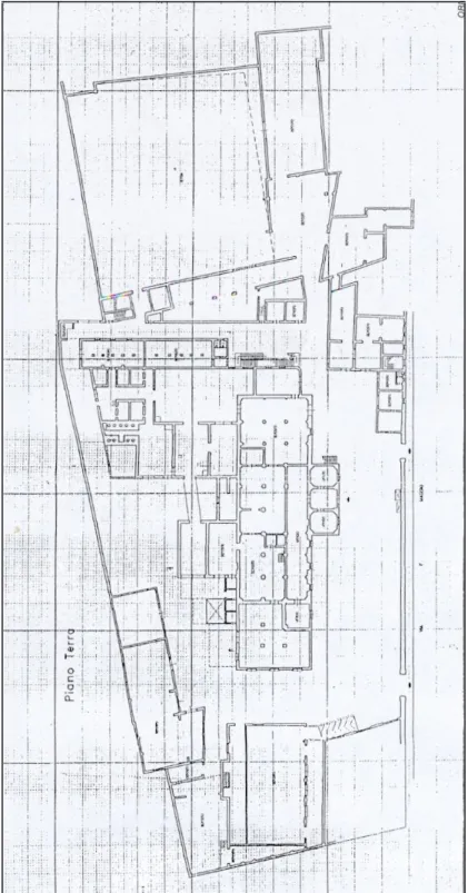 Fig. 31- Planimetria catastale del piano terra della fabbrica.