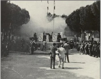 Fig. 131- L’inaugurazione del monumento ai caduti. (1 giugno 1969)