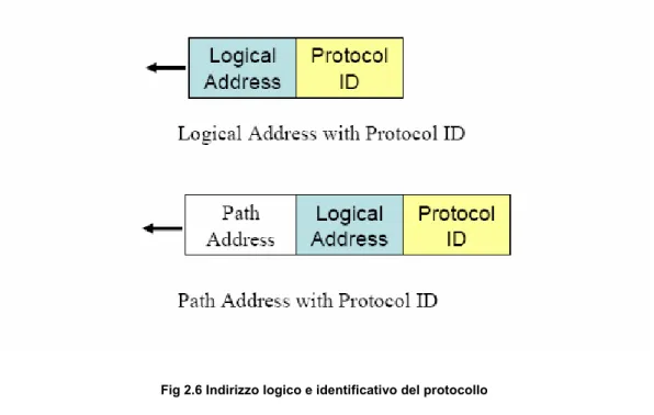 Fig 2.6 Indirizzo logico e identificativo del protocollo 