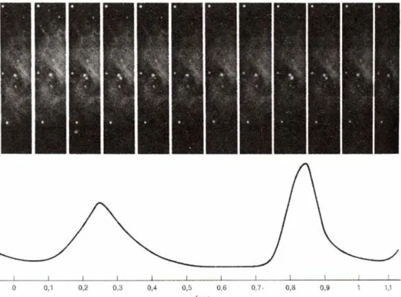 Figura 1.2: Oscillazioni di luminosità della “Stella di Baade” 