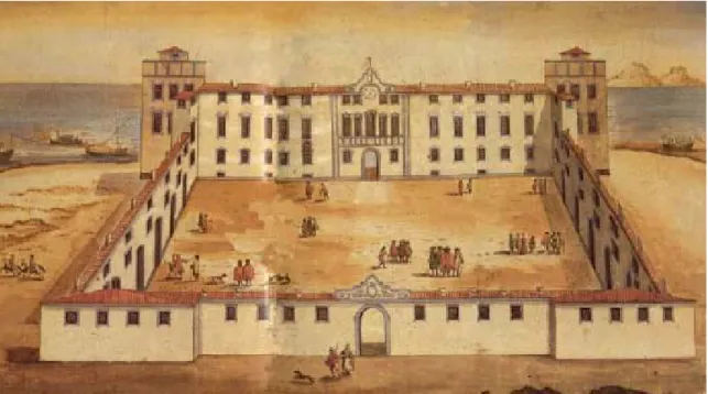 Figura 1: Vista del Palazzo fondato alla foce del fiume Cecina per volontà del Senatore Ginori nel 1740.