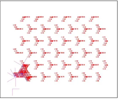 Figure 13: Primary superelement and boundary points 