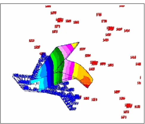 Figure 9: example of deformation of the main superelement. 