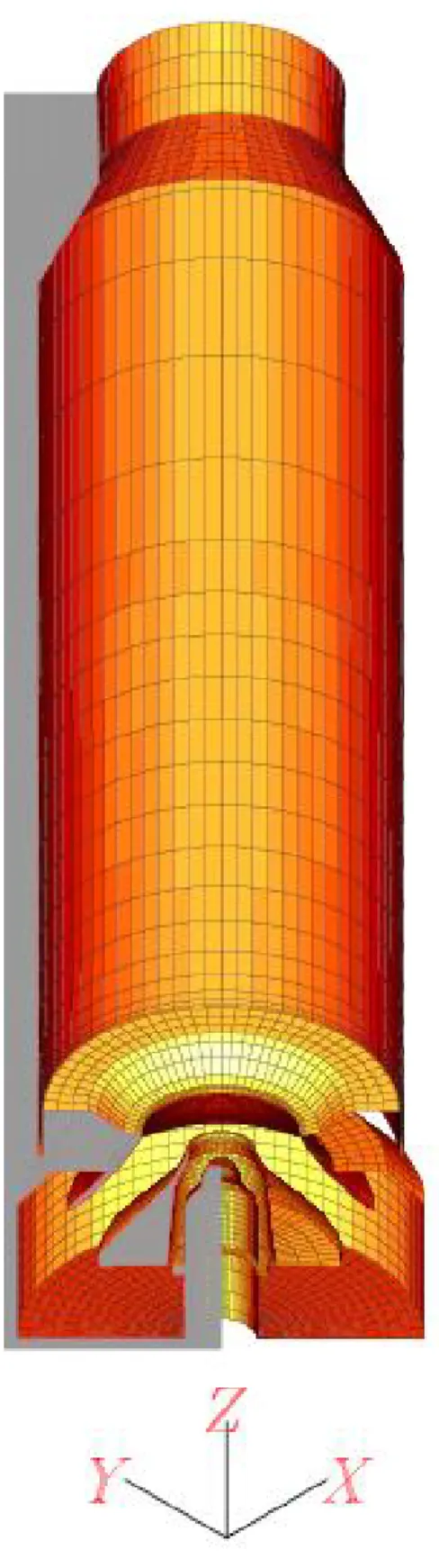 Fig. 2. 6 – Griglia, vista delle facce di parete 