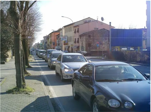 Figura 1.8 – SS439 in direzione Lucca – Intersezione semaforica