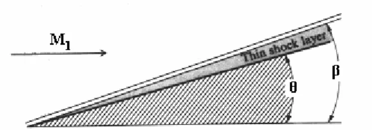 Figura 1.1 Thin Shock Layer ([1]). 