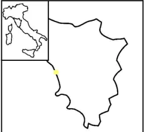 Fig. 1 – Localizzazione cartografica dell’area di studio 