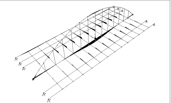 Fig. 9.10:  Diagrammi dei momenti flettenti per i valori caratteristici dei carichi temporanei di costruzione.