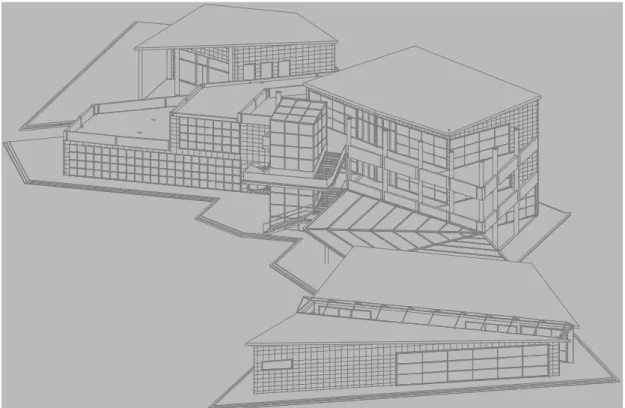 Figura 61 Vista assonometrica degli edifici 