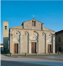 fig. 1.8 Stato attuale della pieve dei SS. Ippolito e Cassiano in S.Casciano di Cascina (PI) 