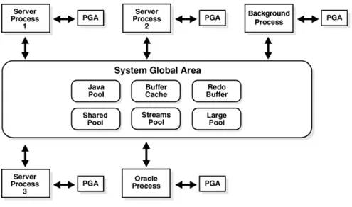 Figura 5.3: La struttura della System Global Area