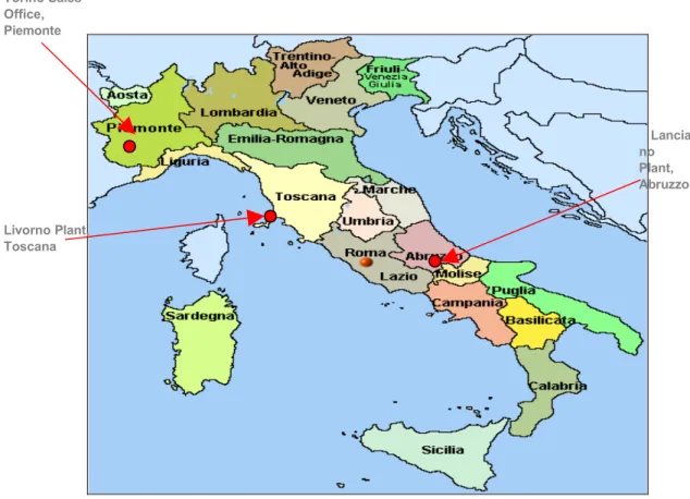 Fig. 2.2 - Stabilimenti Pierburg S.p.A. -