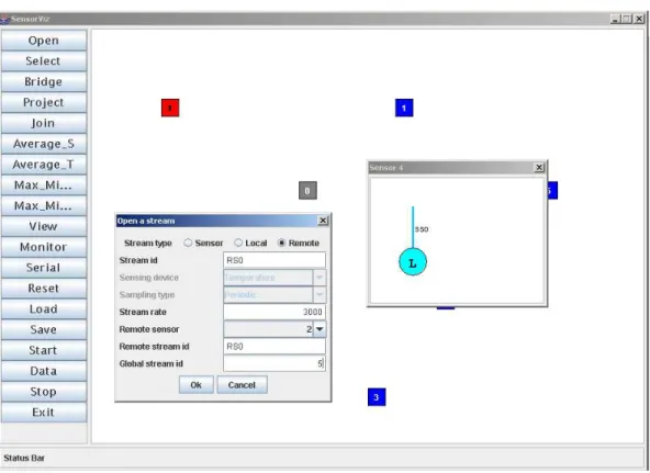 Figura 3.2: Un momento di uso di MUI, l’interfaccia grafica di MaD-WiSe della versione precedente a questo lavoro