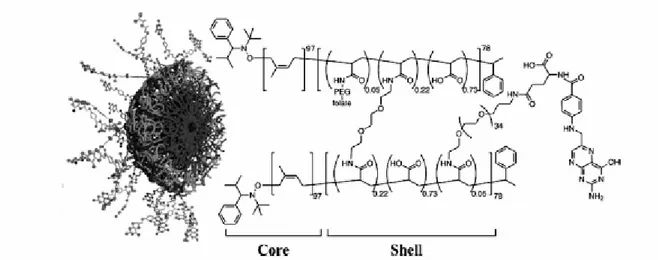 Figura 5.    Nanoparticelle a base di poli(acido acrilico-b-isoprene) 
