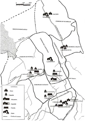 Fig. 2 – Ricostruzione cartografica                                                   