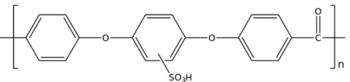 Figura 1.2.11   Alcune strutture polimeriche aromatiche a struttura fenilenica 42